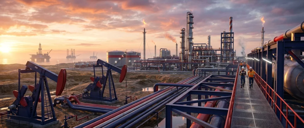 Oil and gas production facility