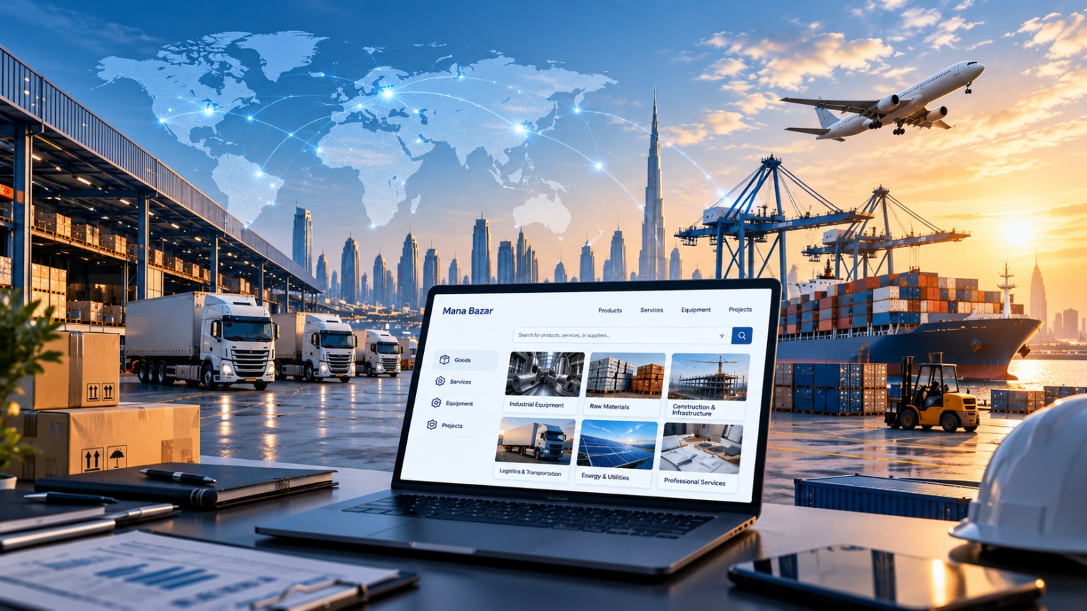 Mana Bazar digital B2B procurement marketplace